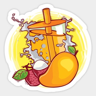 Fruit Drink Pop Sticker